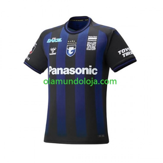 Camisola Gamba Osaka Homem Equipamento Primeiro 2023 Manga Curta